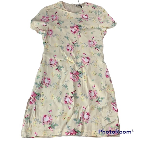NWOT Zara Floral Mini Dress - Picture 6 of 16